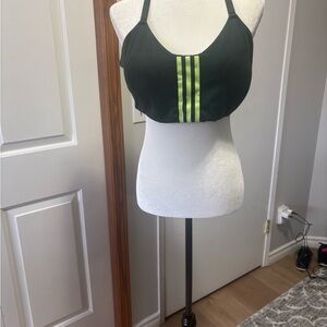Women's Adidas Green Sports Bra